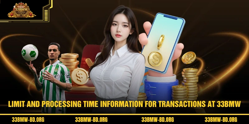 Limit and processing time information for transactions at 33BMW