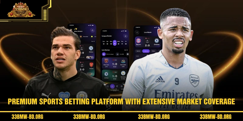 Premium sports betting platform with extensive market coverage