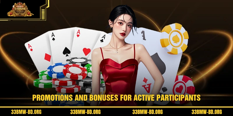 Promotions and bonuses for active participants