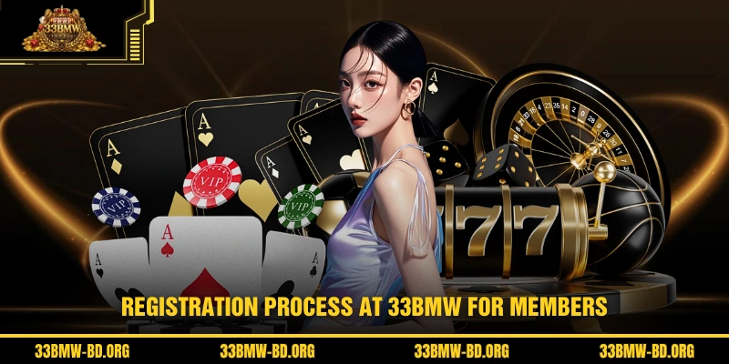 Registration process at 33BMW for members