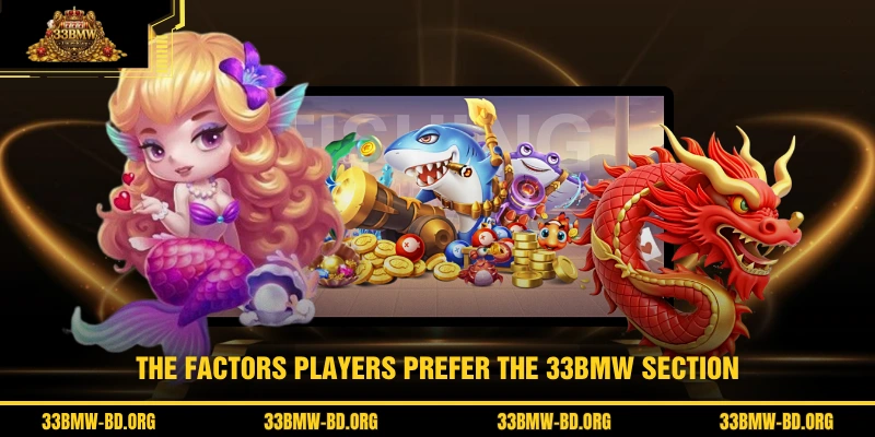 The factors players prefer the 33BMW section